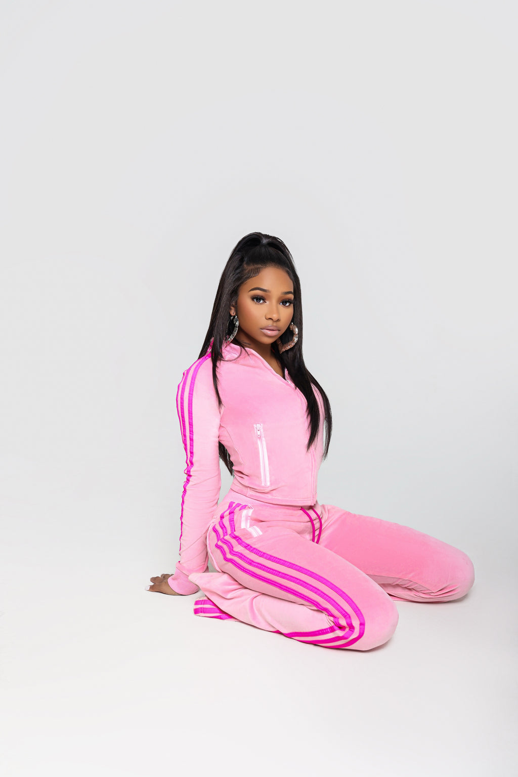 Jefe Lux Blush Two Piece Set