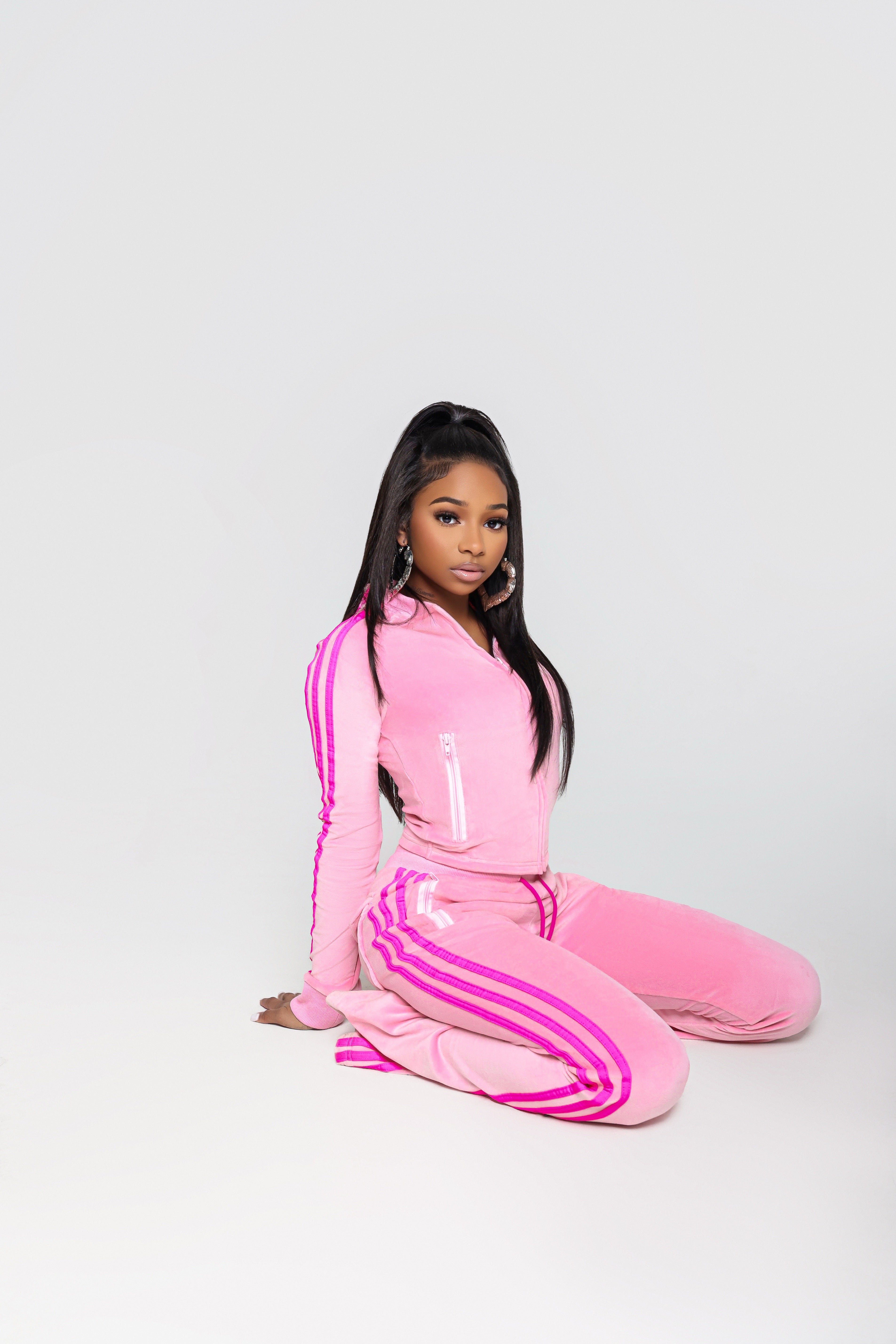 Jefe Lux Blush Two Piece Set