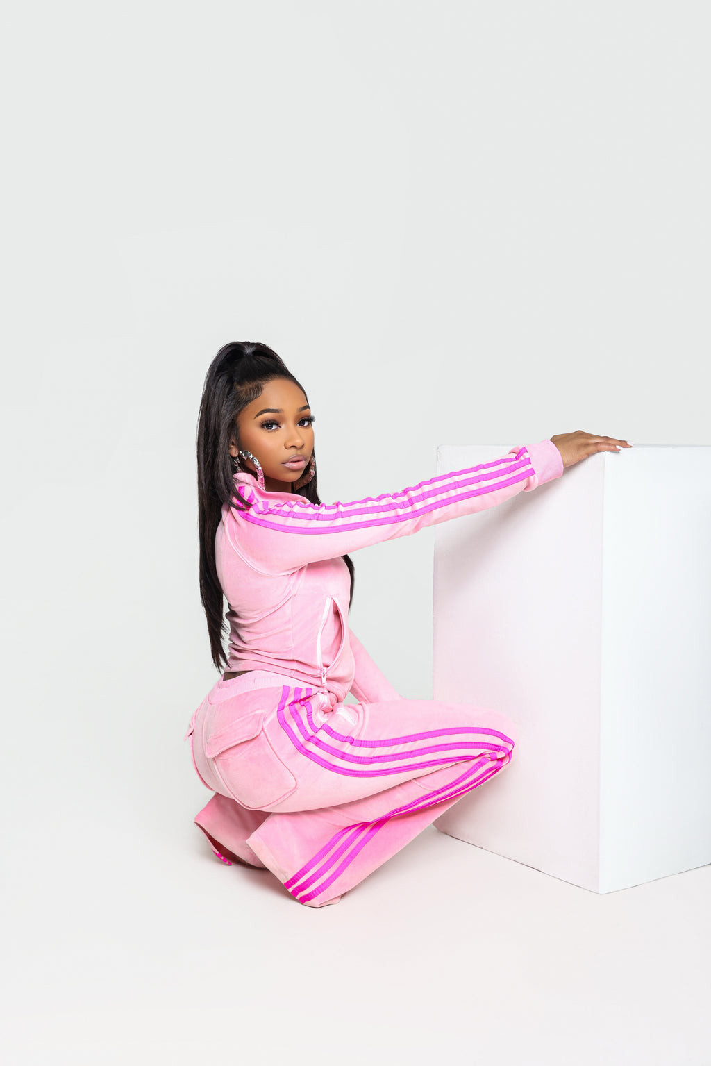 Jefe Lux Blush Two Piece Set