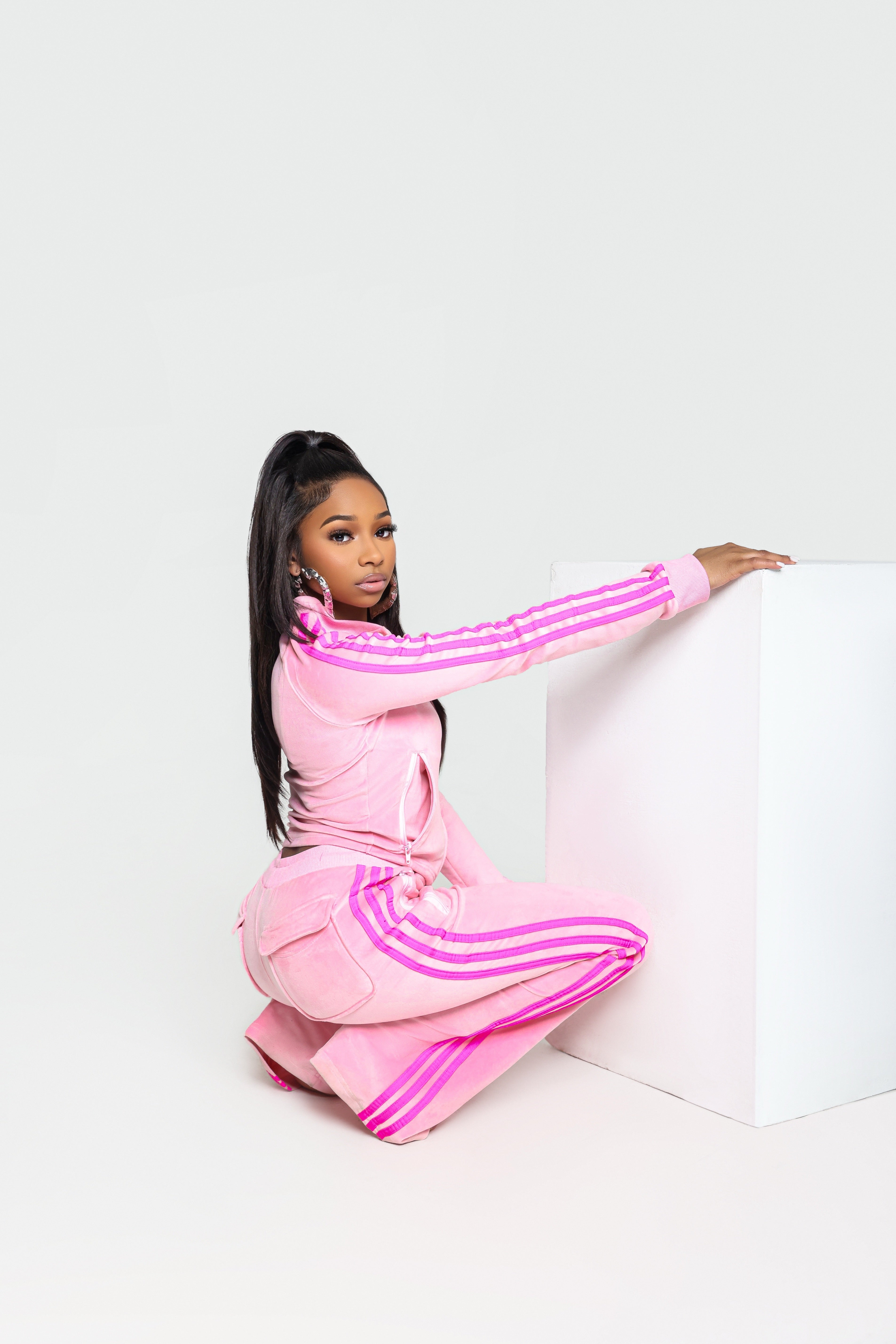 Jefe Lux Blush Two Piece Set